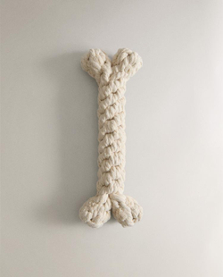 ZARA HOME ИГРУШКА ДЛЯ ДОМАШНИХ ЖИВОТНЫХ "КОСТЬ", ЭКРЮ