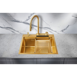 Мойка для кухни Milacio Denia 57 Steel MC.77408 золото