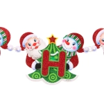 Растяжка бумажная новогодняя «С Новым Годом - Весёлый праздник» 220 см