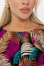 Блуза Кармен (желто-розовая) Б13723-30М LT Collection