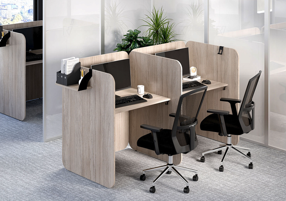 Стол для колл-центра ЛДСП комплект №008 KCB.K-008