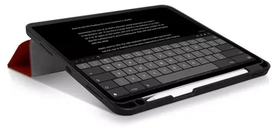 Чехол Uniq для iPad Air 10.9 (2020) Transforma Rigor Anti-microbial с отсеком для стилуса (Красный)