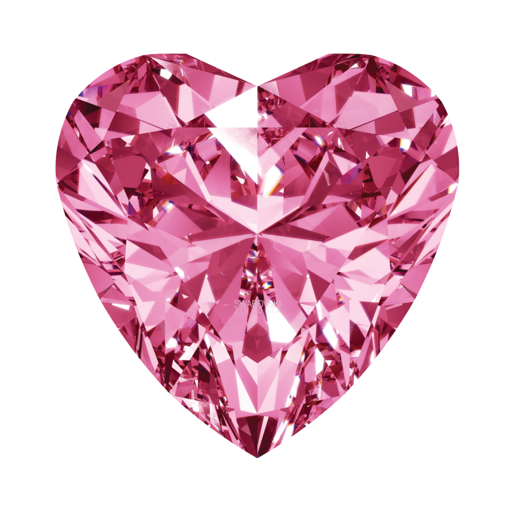 Фианит Сердце	Красный фианит