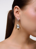 Серьги "Crystal fish" Bicolor