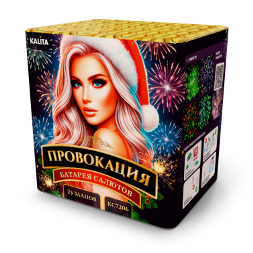 КС Батарея салютов Провокация (1,2"x25)