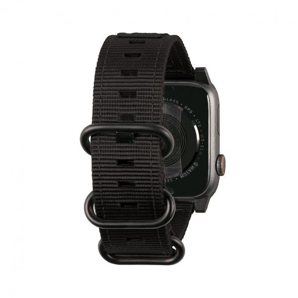 Ремень нейлоновый UAG Nato Eco Strap для Apple Watch 44/42 черный (Black)