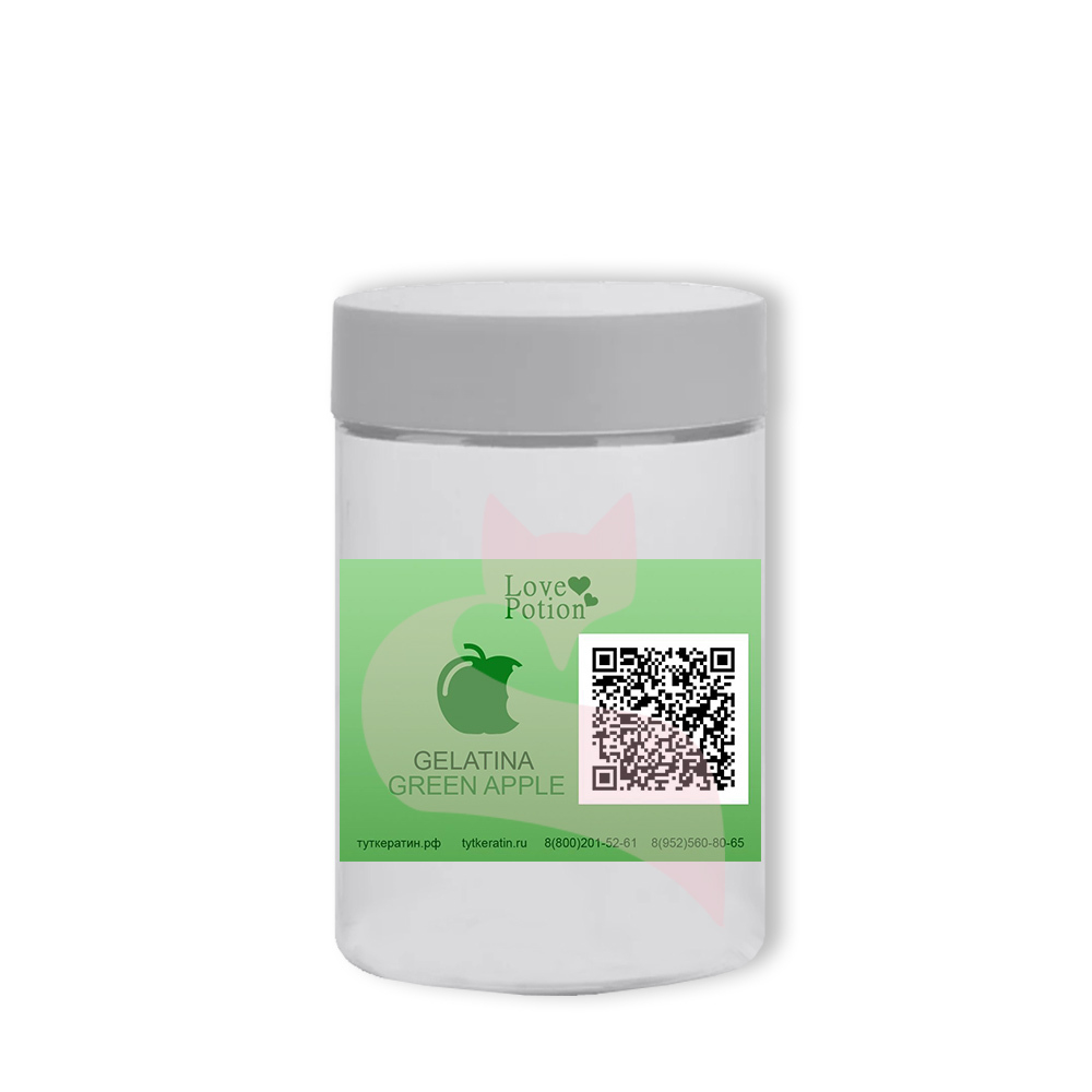 Love Potion Коллагеновый восполнитель Gelatina Green Apple