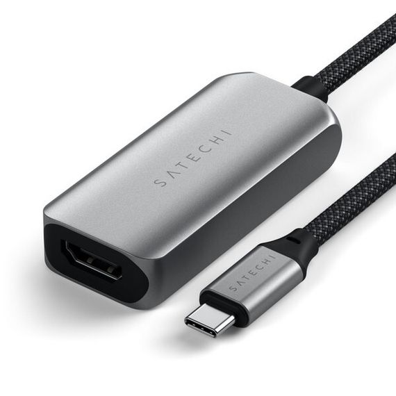 Адаптер Satechi USB-C - HDMI 2.1 8K (ST-AC8KHM) серый космос