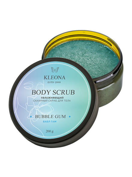 Скраб Kleona для тела сахарный Бабл гам 200 г