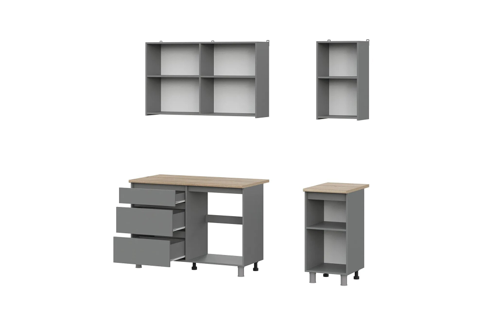 Кухня прямая Вито 1.6 м, материал лдсп