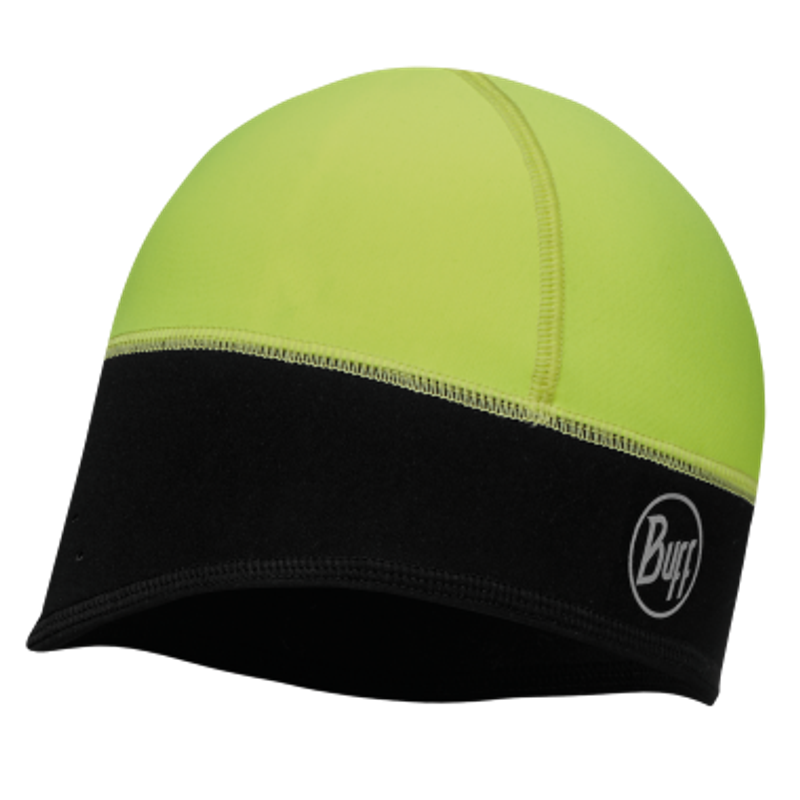 Флисовая непродуваемая шапка Buff Solid Joi Yellow Fluor Фото 1