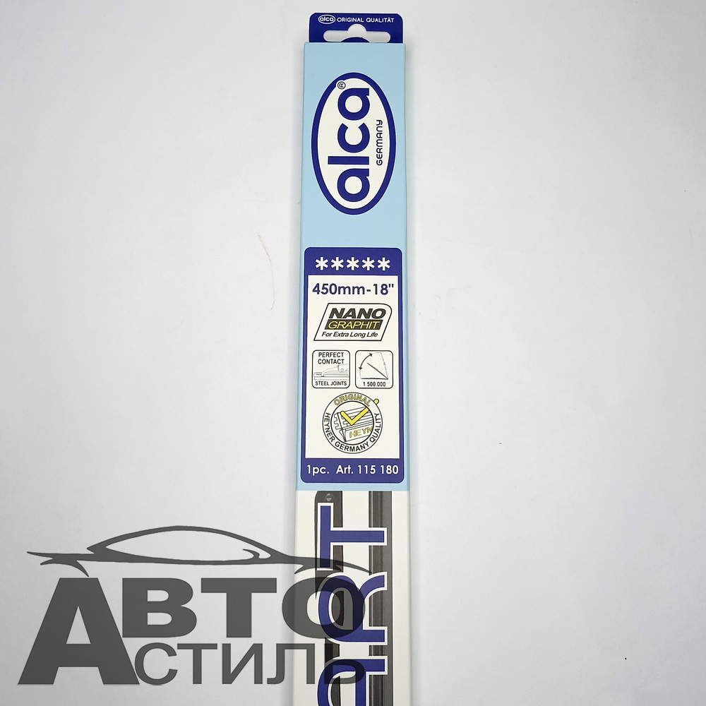 Щетка дворника 450мм  АЛКА START силикон/графит 115-18