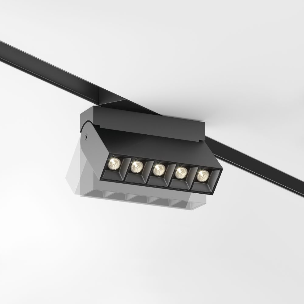 Трековый магнитный светодиодный светильник Maytoni Points Rot Gravity TR077-2-10W3K-B