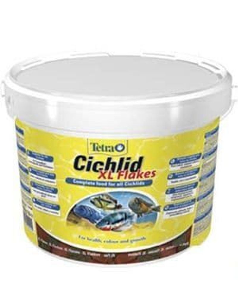 (387)  TetraCichlid XL корм для всех видов цихлид, крупные хлопья