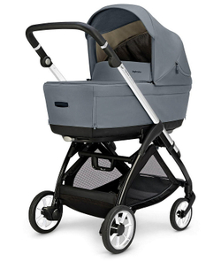 Коляска 3 в 1 Inglesina Electa System Quattro DRW 2025 с подставкой под люльку Union Grey