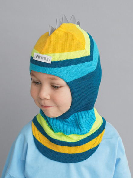 Шлем весенний/осенний вязаный (Галактика) ОРЕО