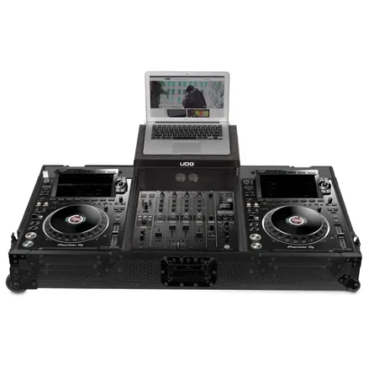 Кейс UDG Ultimate Flight Case Pioneer CDJ-3000/ 900NXS2 Black Plus (Laptop Shelf + Wheels)