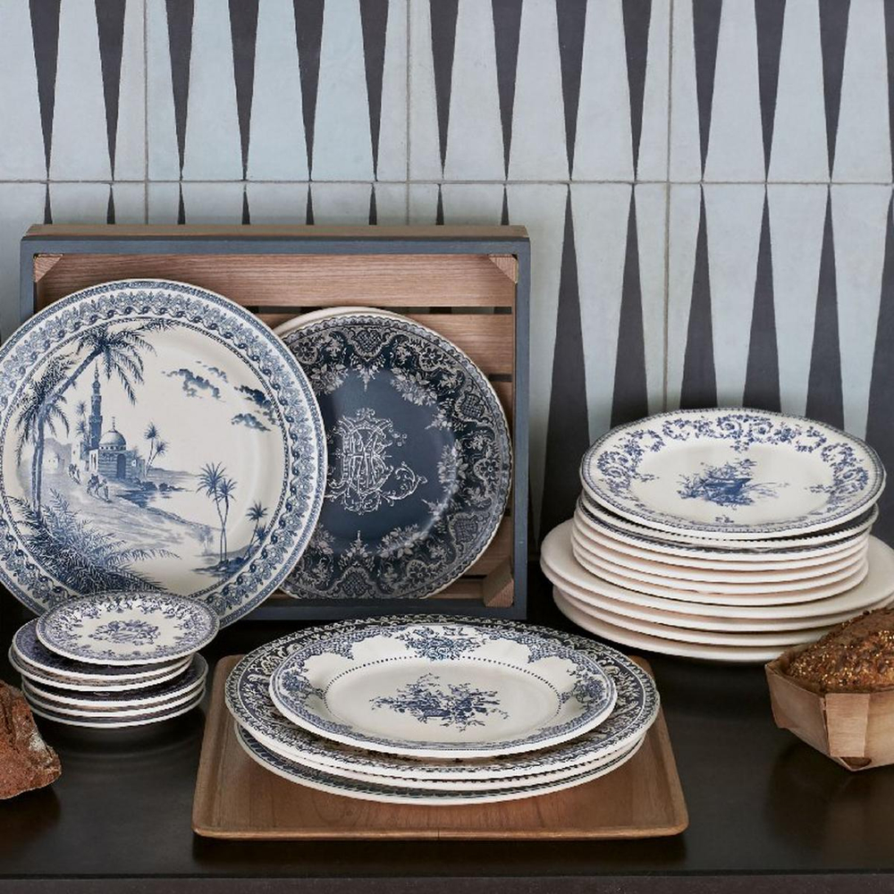 Набор обеденных тарелок Les Depareillees Blue (27.3 см), 6 шт.