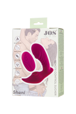 Стимулятор точки G с вакуум-волновой стимуляцией Shani розовый 12 см