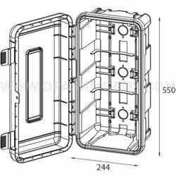 Пенал REGON (Италия) для огнетушителя ОП-5