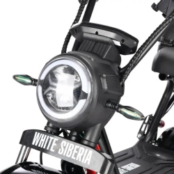 Электроскутер WHITE SIBERIA MINI R 2.0 1200W BLACK
