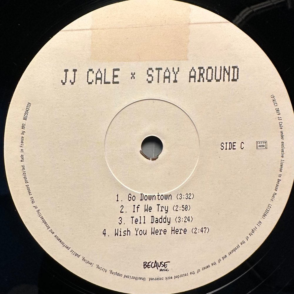 JJ Cale - Stay Around 2LP (Франция 2019г.)
