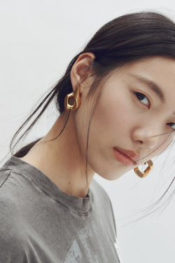 H&M - Stella McCartney Двухцветные серьги, золотой/серебряный