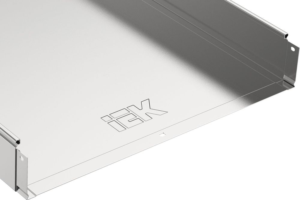 Лоток неперфорированный 80х400х3000 RAL 9016 ESCA IEK