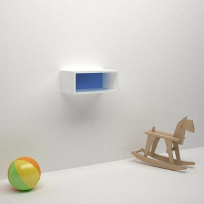 Модуль навесной ДМ-ШН-1-2, 450х192х270 мм, корпус белый, фасад синий