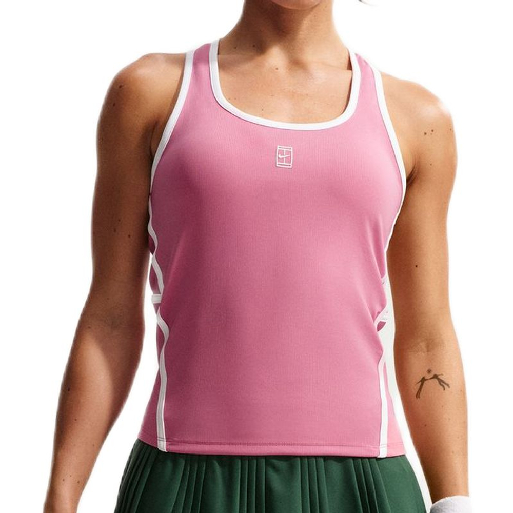 Топ теннисный Nike Court Advantage - peony/white