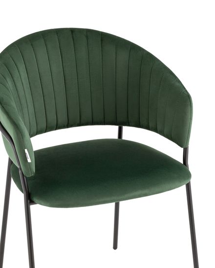 Стул Baro велюр зелёный