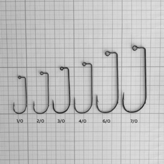 Крючок джиговый JG-29 №6/0 цвет BC (100шт) Helios (HS-JG-29-6/0)