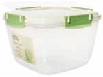 КОНТЕЙНЕР GREEN REPUBLIC Д/ПРОДУКТОВ 1,5Л КВАДРАТНЫЙ ЛЕН SE2244GR