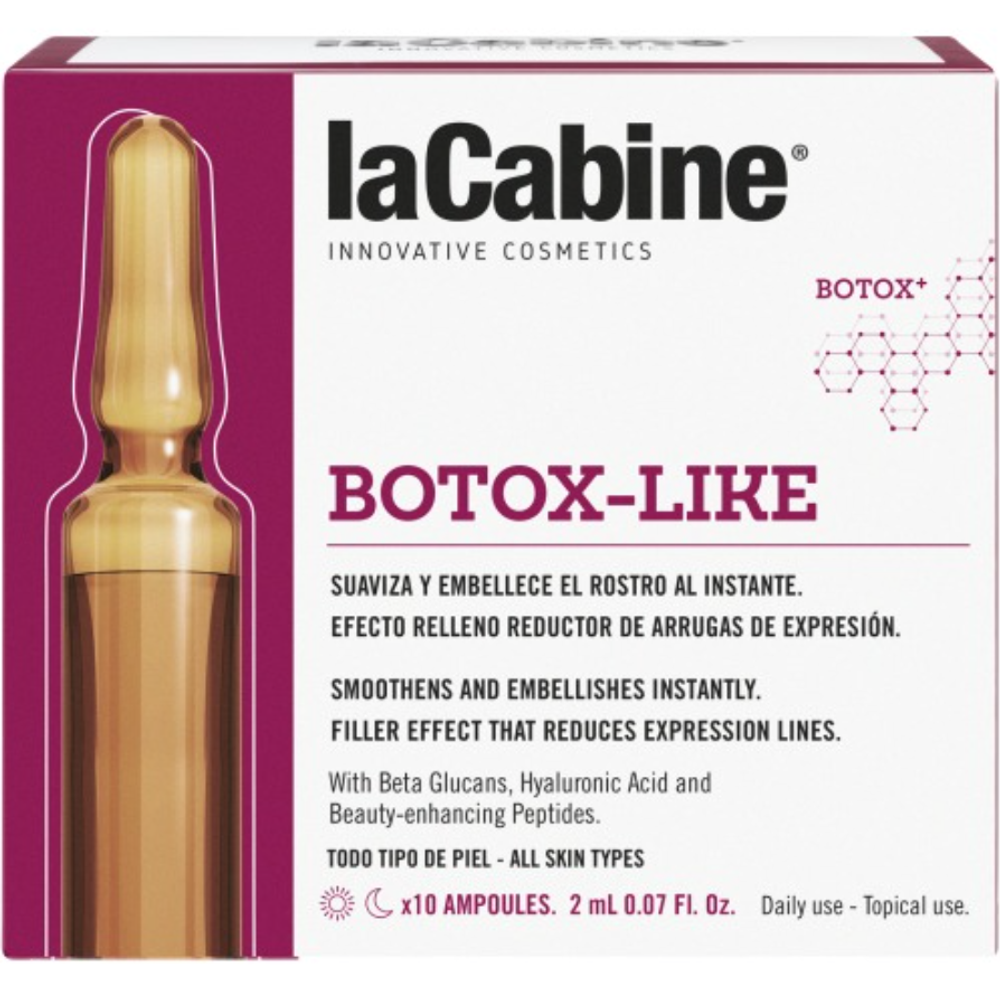 LA CABINE - BOTOX LIKE AMPOULES концентрированная сыворотка в ампулах с  эффектом ботокса 10х2мл – купить за 2 890 ₽ | Shvabra24 - товары для дома и  красоты