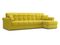 Диван угловой с оттоманкой Палермо 1,8 - Velutto 28 оливковый/кант 28 оливковый