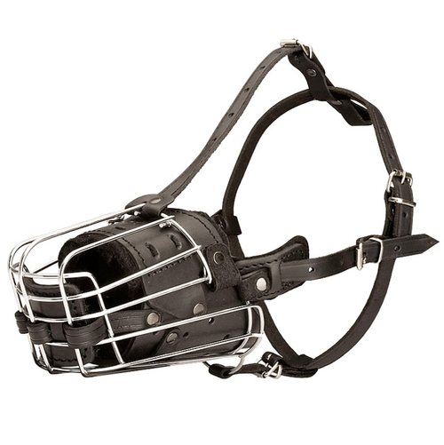 Ударный намордник металл кожа M90