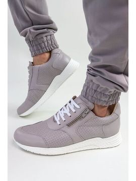 1101M Мужские кеды (Темно-бежевый)