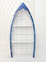 Полка напольная в морском стиле маленькая 49 см