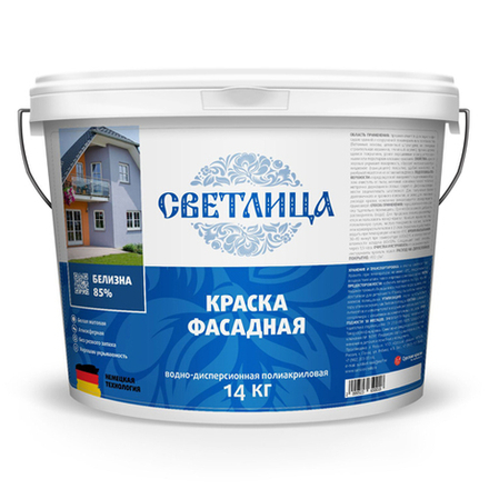 Краска ВДАК фасадная Светлица 3 кг