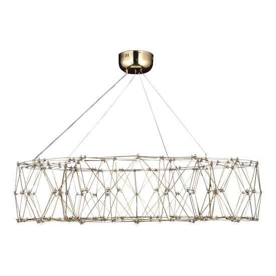 SL6602.203.72 Светильник подвесной ST-Luce Золотистый/Прозрачный LED 1*72W 4000K GRAVETTA