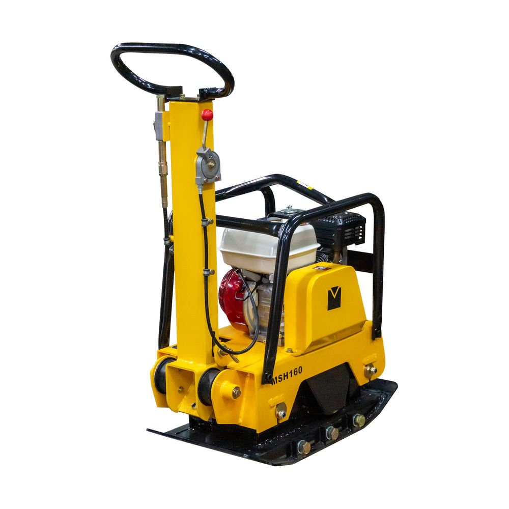 Виброплита реверсивная Masalta MSH160E-4 бензиновая - [161 кг / 30,5 кН / Honda GX200]