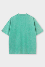 Футболка SHMOT "BLANK" GARMENT DYE Бирюзовый