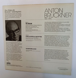 Винтажная виниловая пластинка LP Anton Bruckner Антон Брукнер 1824 1974 (Germany 1974)