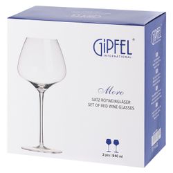 Набор из 2 бокалов для красного вина Gipfel Moro 52369 840 мл