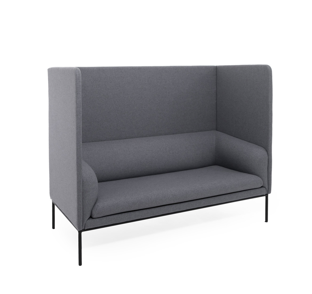 Диван двухместный с высокой спинкой ЛИРО, ткань шерсть