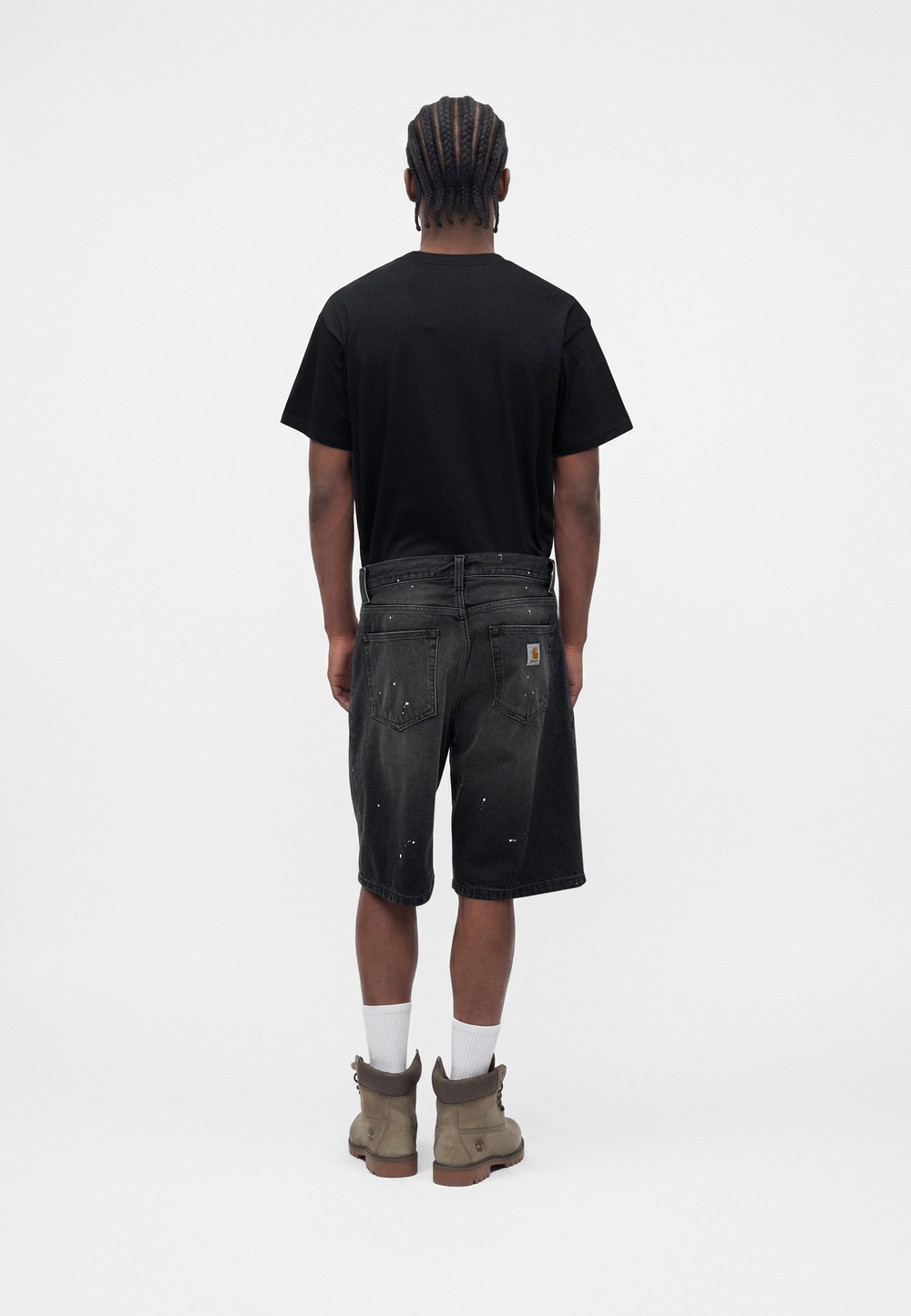 Carhartt WIP LANDON  - Джинсовые шорты - Чёрный