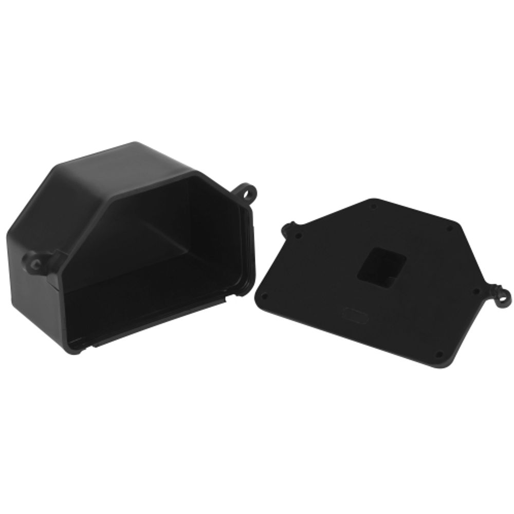 Коробка ответвительная ЭРА KRM-132-88-62 черная 132х88х62мм Л251 У3 для монолитного строительства IP44