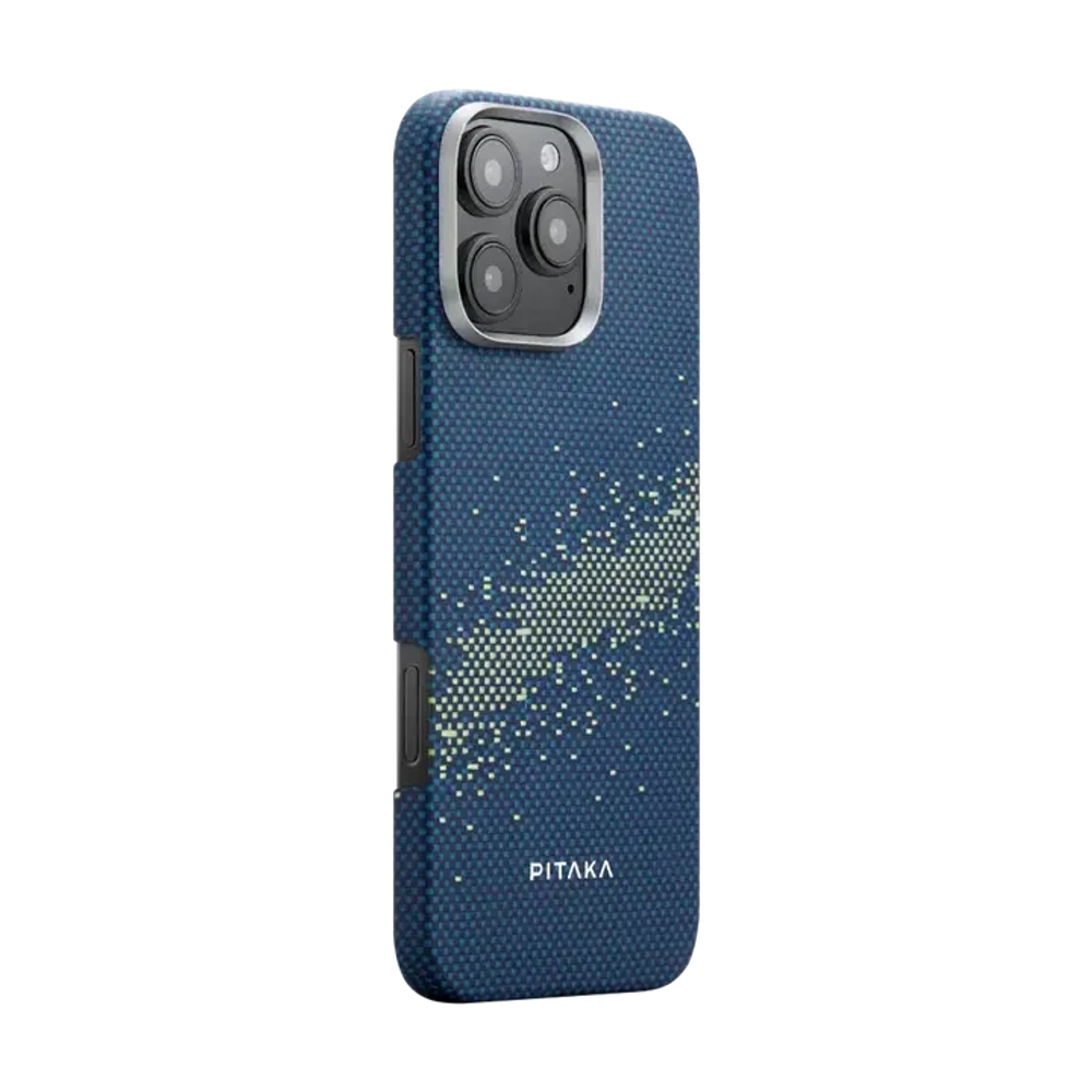 Чехол Pitaka StarPeak Tactile Woven case для iPhone 16 Pro, Milky Way Galaxy (KI1601PMYG)