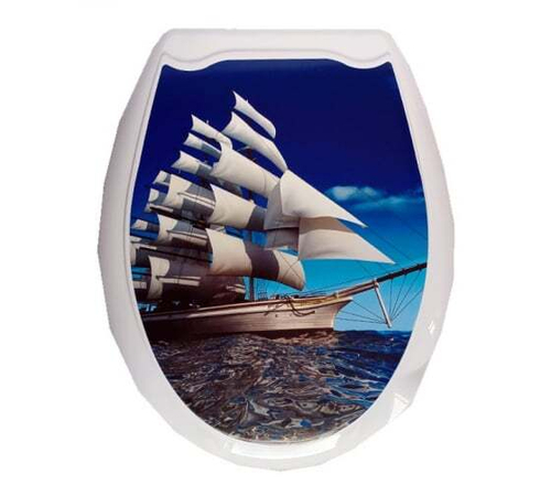 Сиденье с крышкой для унитаза Альфа