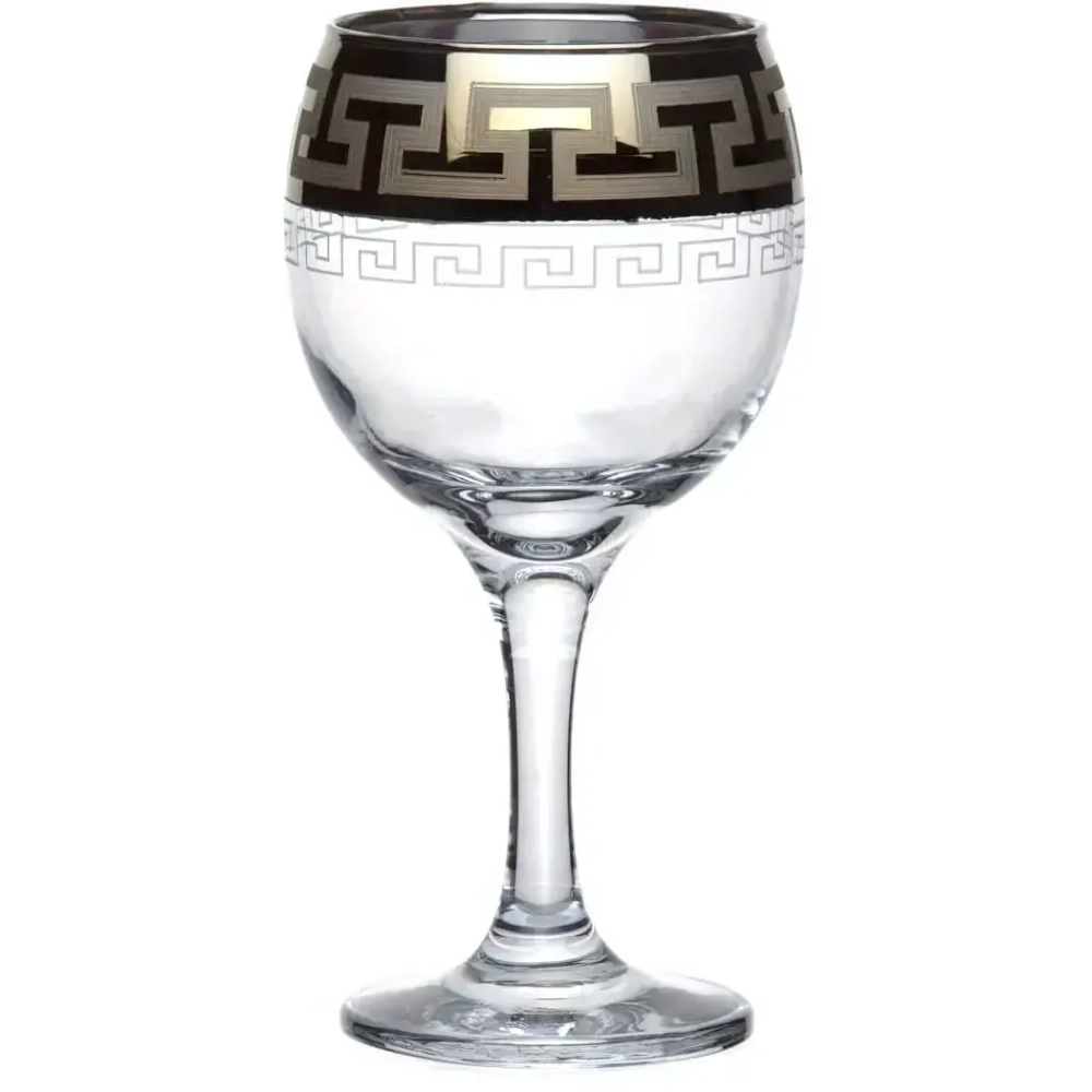 Набор бокалов для вина 6шт с узором «Греческий узор» GE03-411/S